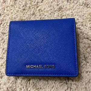 MK Royal blue wallet